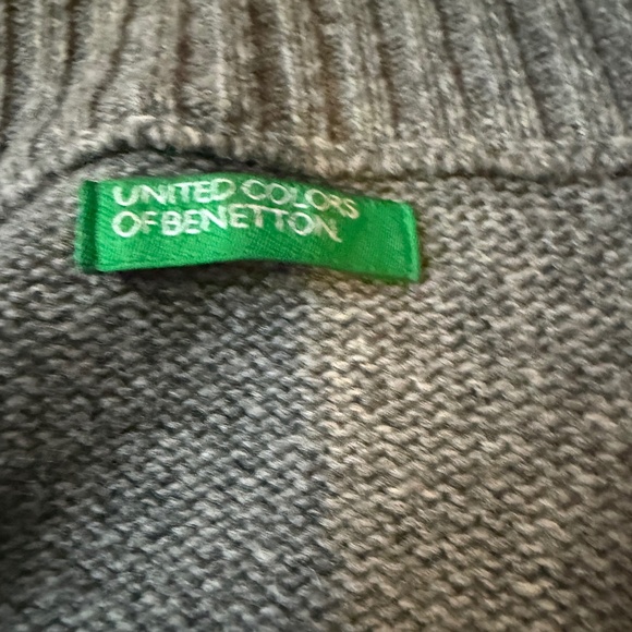 wool zip up sweater (united colors of Benetton) - Picture 3 of 3